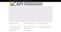 Desktop Screenshot of capride.org